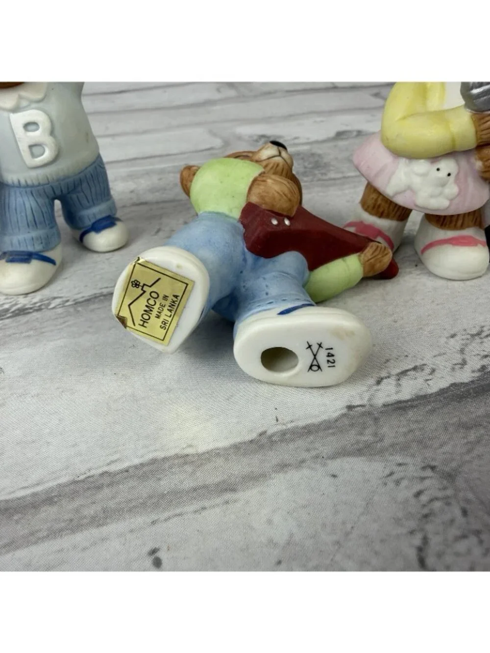 Homco #1421 Bear Figurines 